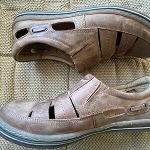 Lasocki Casual Mens Tan Leather‎ Slip On Shoes Size 42 EUR or 9 US (Poland)